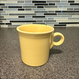 Fiestaware Ring Handled Mug Yellow Retired Color Post 86 Contemporary